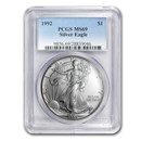 1992 American Silver Eagle MS-69 PCGS