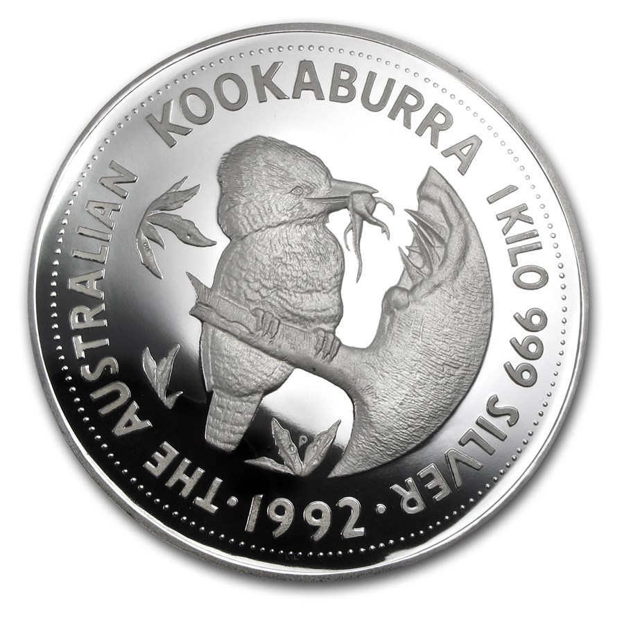 Buy 1992 Australia 1 kilo Silver Kookaburra Proof APMEX Buy 1992 Australia 1 kilo Silver Kookaburra Proof APMEX