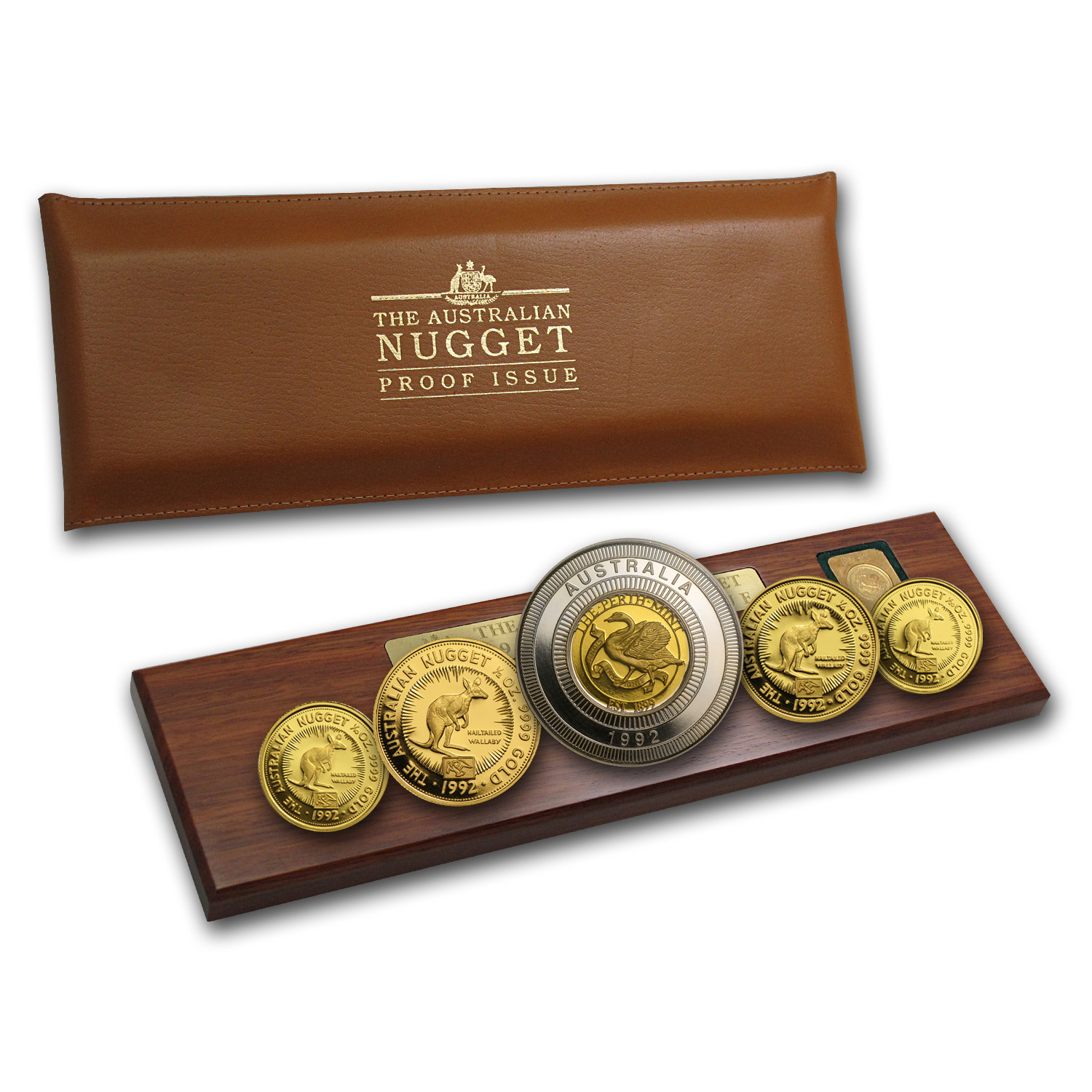 Buy 1992 Australia 5-Coin Gold Nugget Proof (Eagle Privy, No COA