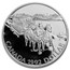 1992 Canada Silver Dollar Proof (Stagecoach Kingston-York w/OGP)