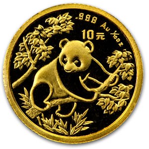 1992 China 1/10 oz Gold Panda BU (In Capsule) 1992 China 1/10 oz Gold Panda BU (In Capsule)