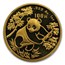 1992 China 1 oz Gold Panda Large Date MS-68 NGC