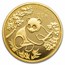 1992 China 1 oz Gold Panda Small Date BU (In Capsule)