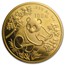 1992 China 1 oz Gold Panda Small Date BU (Sealed)