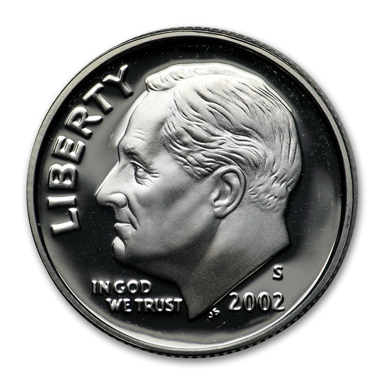 1992- Current Year 90% Silver Roosevelt Dime Proof (Random Date) 1992- Current Year 90% Silver Roosevelt Dime Proof (Random Date)