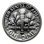 1992- Current Year 90% Silver Roosevelt Dime Proof (Random Date)