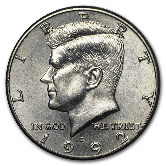 1992-D Kennedy Half Dollar BU 1992-D Kennedy Half Dollar BU