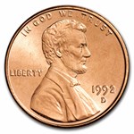 1992-D Lincoln Cent 50-Coin Roll BU
