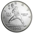 1992-D Olympic Baseball $1 Silver Commem BU (Capsule Only)