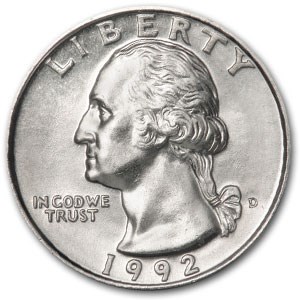 1992-D Washington Quarter BU