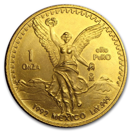 1992 Mexico 1 oz Gold Libertad BU 1992 Mexico 1 oz Gold Libertad BU