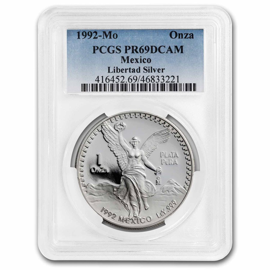Buy 1992 Mexican 1 oz Proof Silver Libertad PR-69 PCGS | APMEX