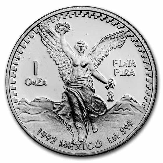 1992 Mexico 1 oz Silver Libertad Proof (w/Box & COA) 1992 Mexico 1 oz Silver Libertad Proof (w/Box & COA)