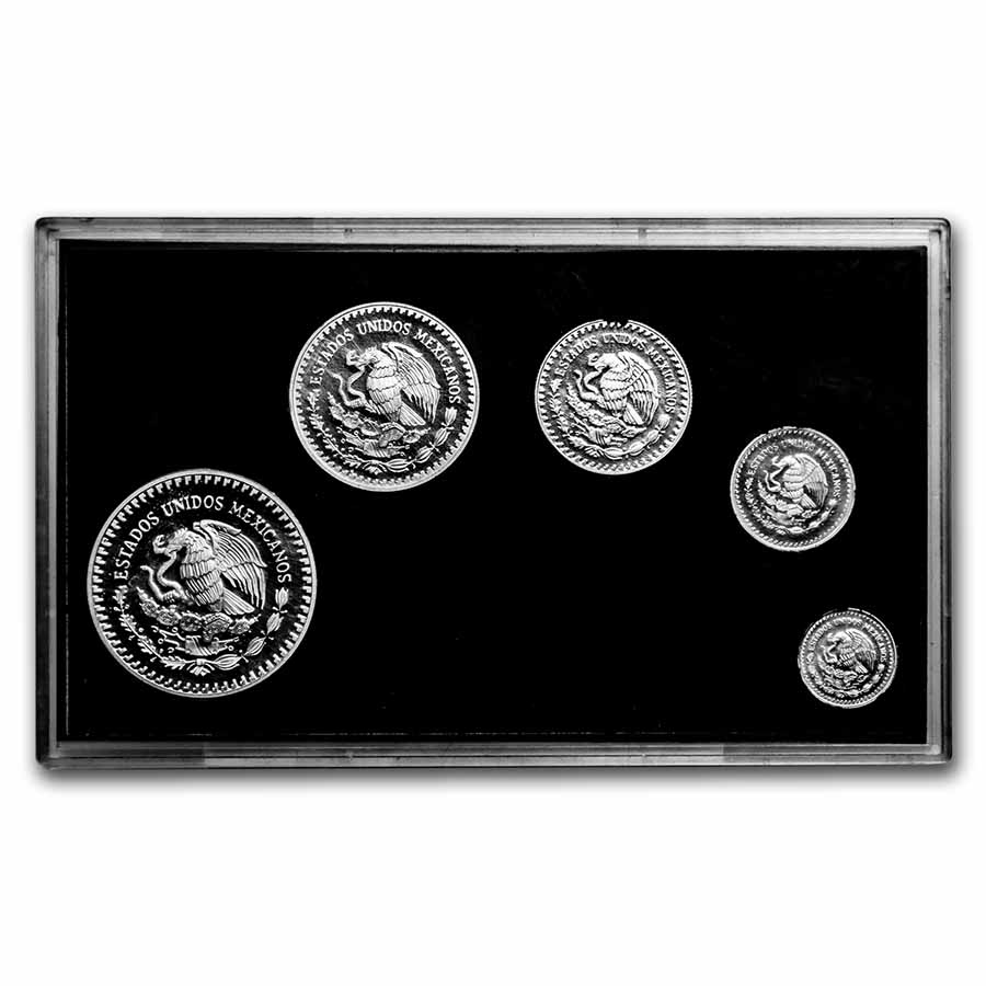 Buy 5-Coin 1992 Mexican Silver Libertad Proof Set (1.9 oz) | APMEX