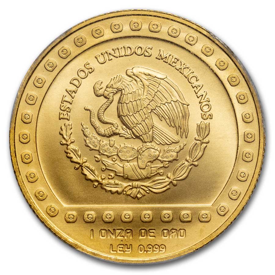 1992-Mo Mexico Gold 1000 Pesos Jaguar MS-69 PCGS