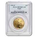 1992-P 1/2 oz Proof American Gold Eagle PR-70 PCGS