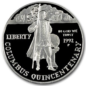 1992-P Columbus Quincentenary $1 Silver Commem Prf (Capsule Only) 1992-P Columbus Quincentenary $1 Silver Commem Prf (Capsule Only)