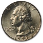1992-P Washington Quarter BU
