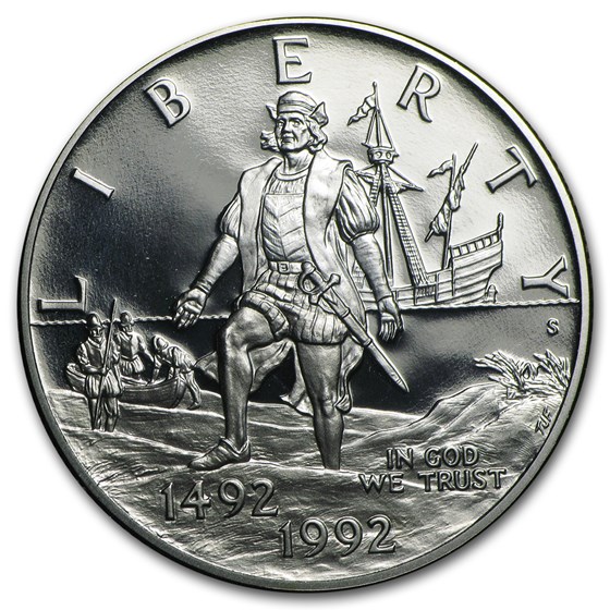 1992-S Columbus Quincentenary 1/2 Dollar Clad Prf (Capsule only) 1992-S Columbus Quincentenary 1/2 Dollar Clad Prf (Capsule only)