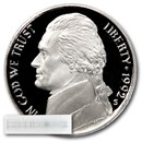 1992-S Jefferson Nickel 40-Coin Roll Proof