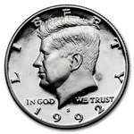 1992-S Kennedy Half Dollar 20-Coin Roll Proof