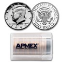 1992-S Kennedy Half Dollar 20-Coin Roll Proof