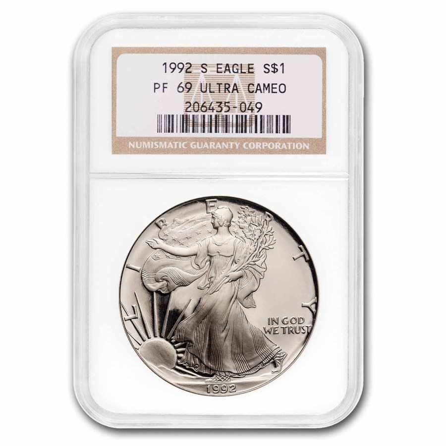 1992-S Proof American Silver Eagle PF-69 NGC