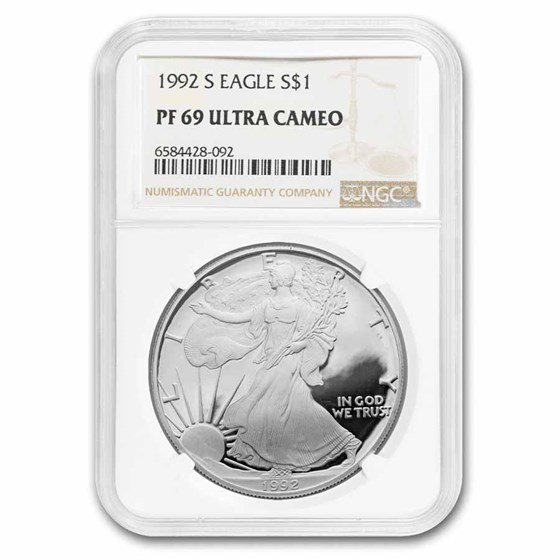 1992-S Proof American Silver Eagle PF-69 NGC