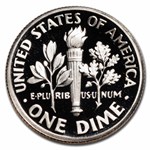 1992-S Roosevelt Dime 50-Coin Roll Proof