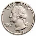 1992-S Washington Quarter 40-Coin Roll Proof