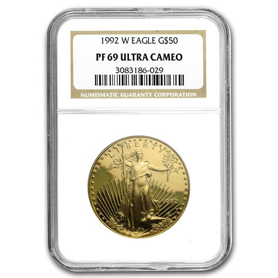 1992-W 1 oz Proof American Gold Eagle PF-69 NGC 1992-W 1 oz Proof American Gold Eagle PF-69 NGC
