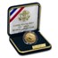 1992-W Gold $5 Commem Columbus Quincentenary Proof (w/Box & COA)