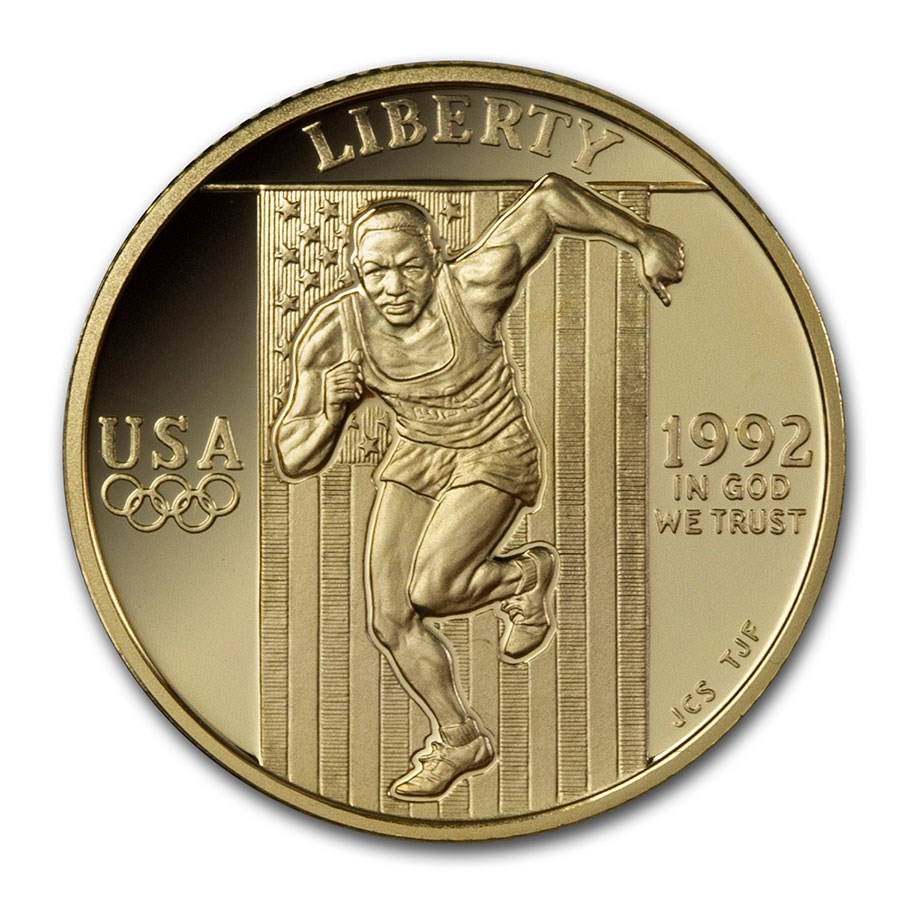 1992-W Gold $5 Commem Olympic Proof (Capsule Only)