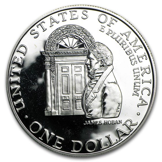 1992-W White House $1 Silver Commem Proof (Capsule Only) 1992-W White House $1 Silver Commem Proof (Capsule Only)