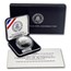 1992-W White House $1 Silver Commem Proof (w/Box & COA)