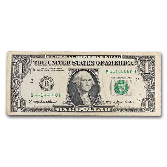 1993 $1.00 FRN Avg Circ (District of Our Choice) 1993 $1.00 FRN Avg Circ (District of Our Choice)