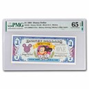1993 $1.00 Mickey 65th, CU-65 EPQ PMG (DIS#30)