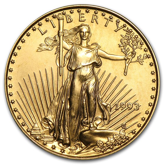 1993 1/4 oz American Gold Eagle BU