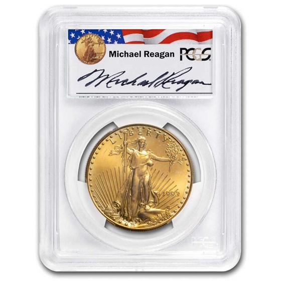 1993 1 oz American Gold Eagle MS-69 PCGS (Reagan) 1993 1 oz American Gold Eagle MS-69 PCGS (Reagan)