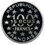 1993-1995 4-Coin France Gold/Silver Monuments Proof Set