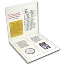 1993 2-Pc Bill of Rights Coin and Stamp Proof Set (w/Box & COA)