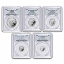 1993 AUS 5-Coin Platinum Koala Proof Set (1.9 oz) PR-69 PCGS DCAM
