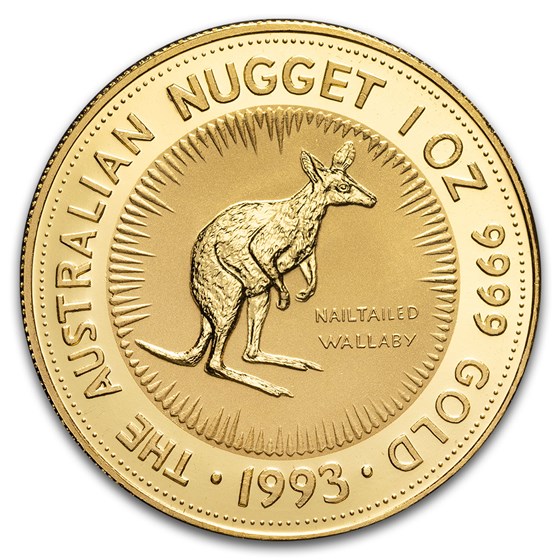 1993 Australia 1 oz Gold Kangaroo BU 1993 Australia 1 oz Gold Kangaroo BU