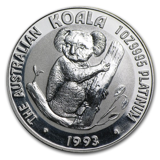 1993 Australia 1 oz Platinum Koala BU 1993 Australia 1 oz Platinum Koala BU