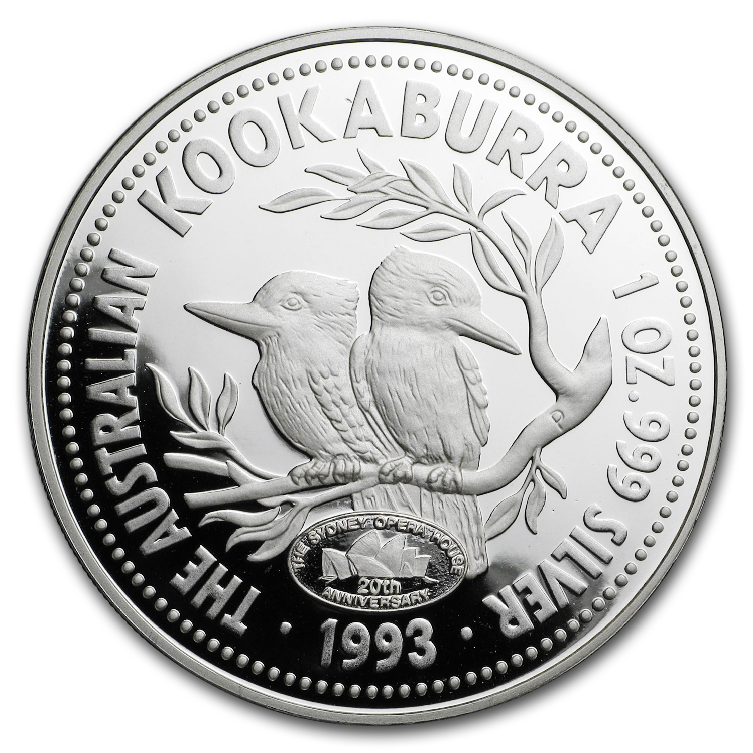 Buy 1993 Australia 1 oz Silver Kookaburra Proof (Opera House Privy