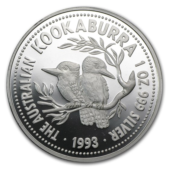1993 Australia 1 oz Silver Kookaburra Proof 1993 Australia 1 oz Silver Kookaburra Proof