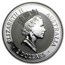 1993 Australia 2 oz Silver Kookaburra BU