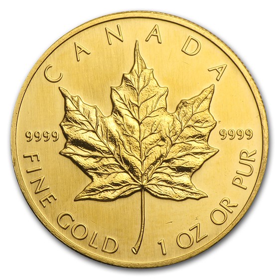 1993 Canada 1 oz Gold Maple Leaf BU 1993 Canada 1 oz Gold Maple Leaf BU