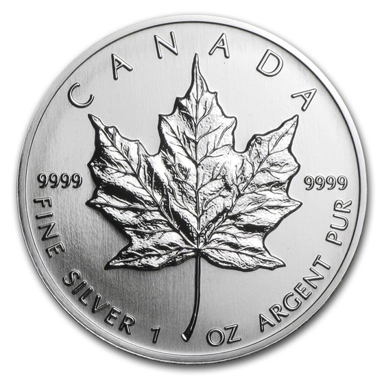 1993 Canada 1 oz Silver Maple Leaf BU