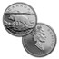 1993 Canada 4-Coin Proof Platinum Arctic Fox Set (w/Box & COA)